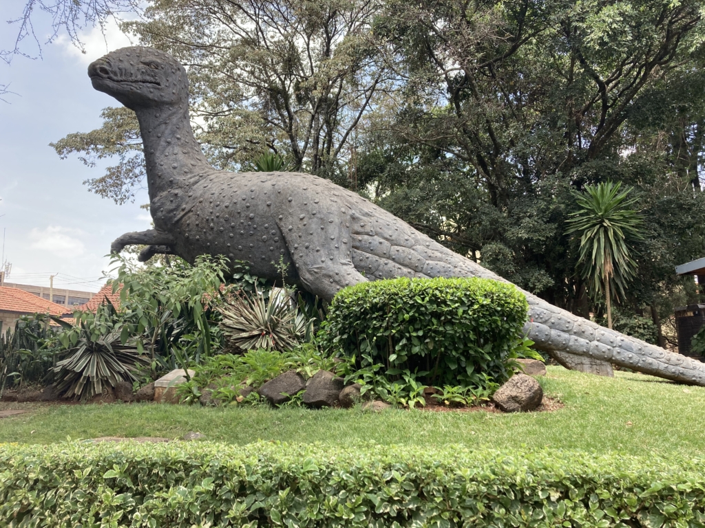 ナイロビ博物館の恐竜