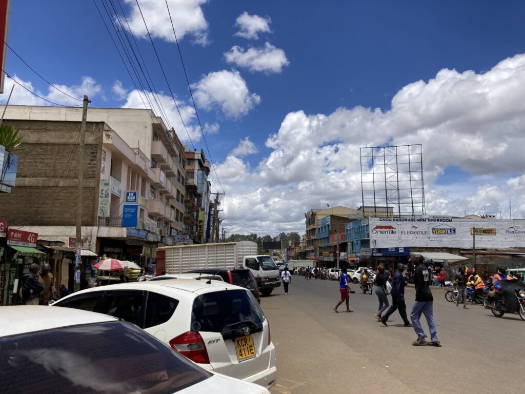 Eldoretの街並み
