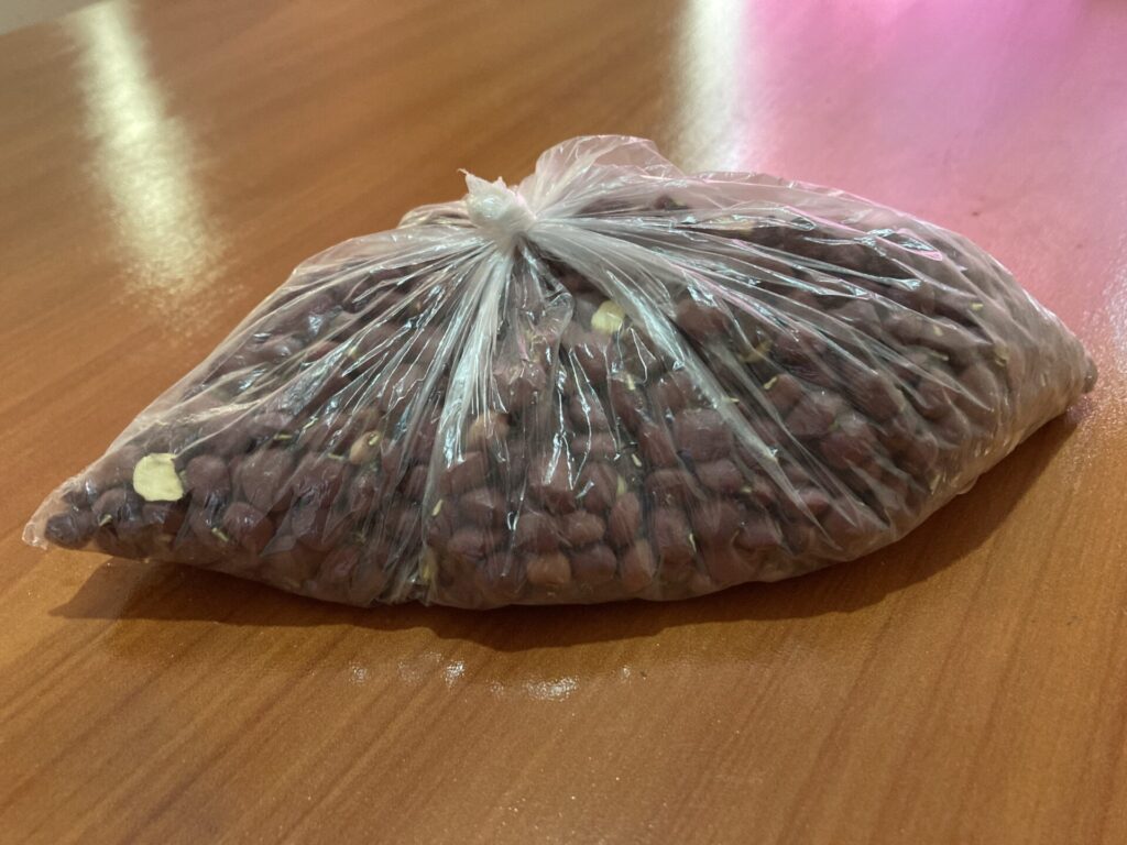 ケニアで手に入れた小豆