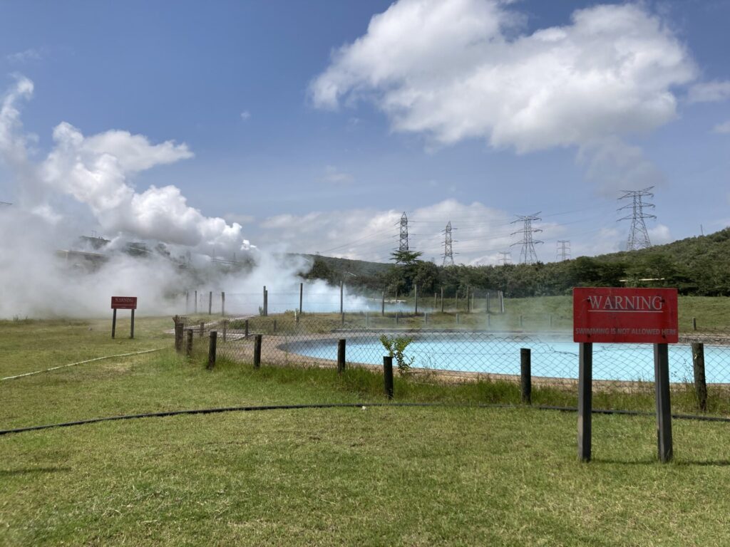 ケニアの地熱発電所