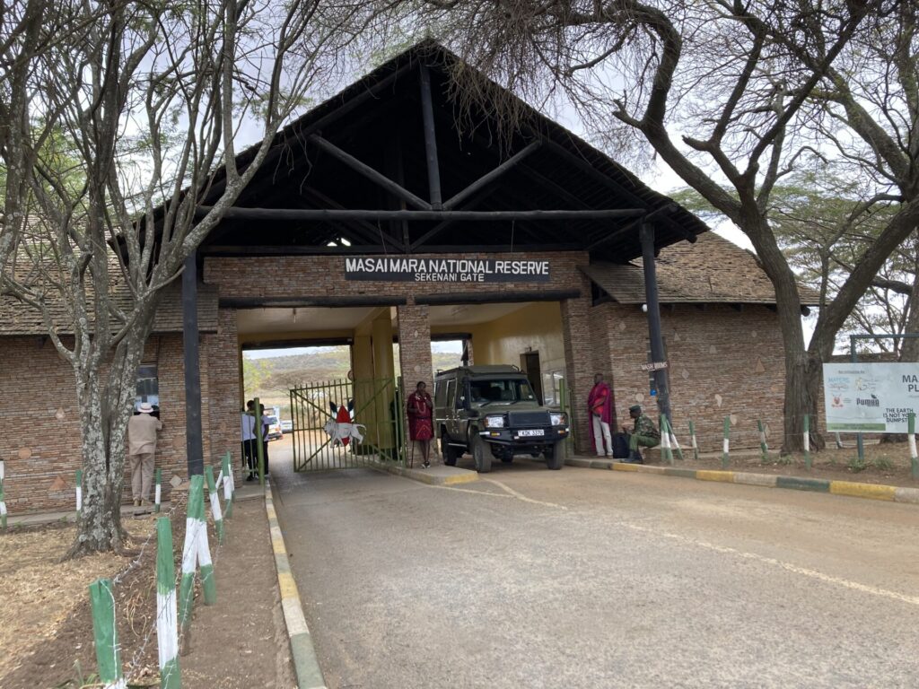 マサイマラ国立公園の入り口