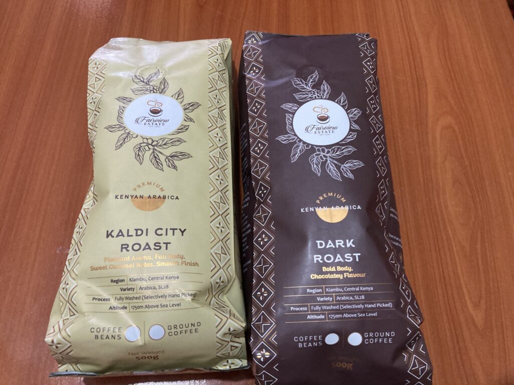 ケニア農園で購入したコーヒー