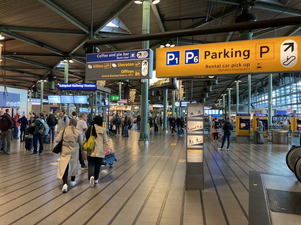 オランダのスキポール空港