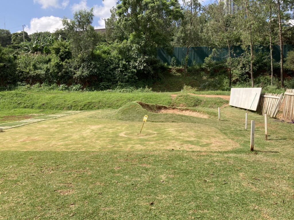 Kenya Railway Golf Clubのパター練習場