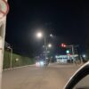 深夜のルワンダの道路