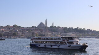 イスタンブールのボスポラス海峡