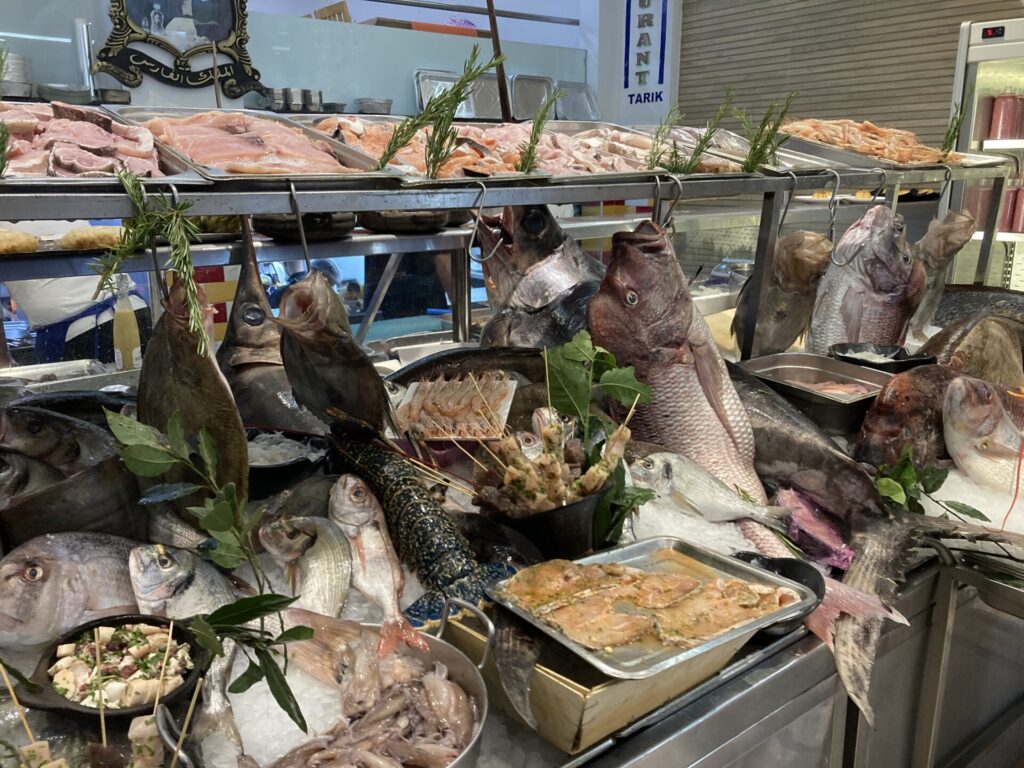 Restaurant Tarikの魚介類