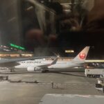 成田空港の飛行機