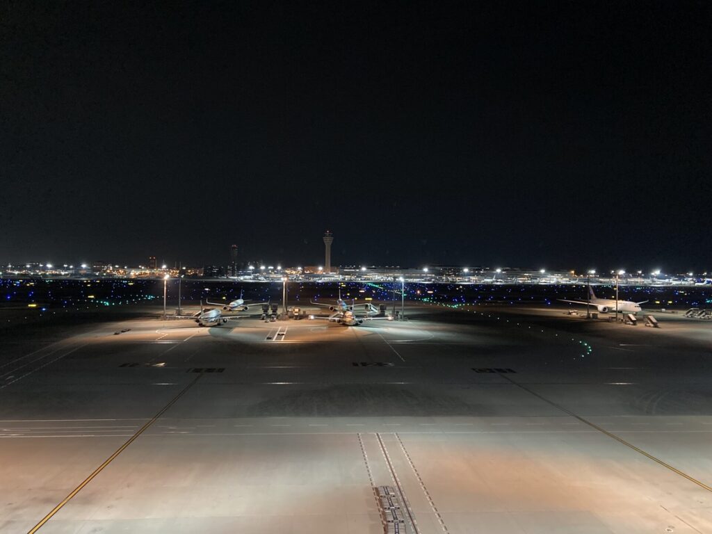 年末の成田空港の様子