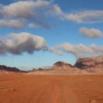 ワディラム砂漠の光景