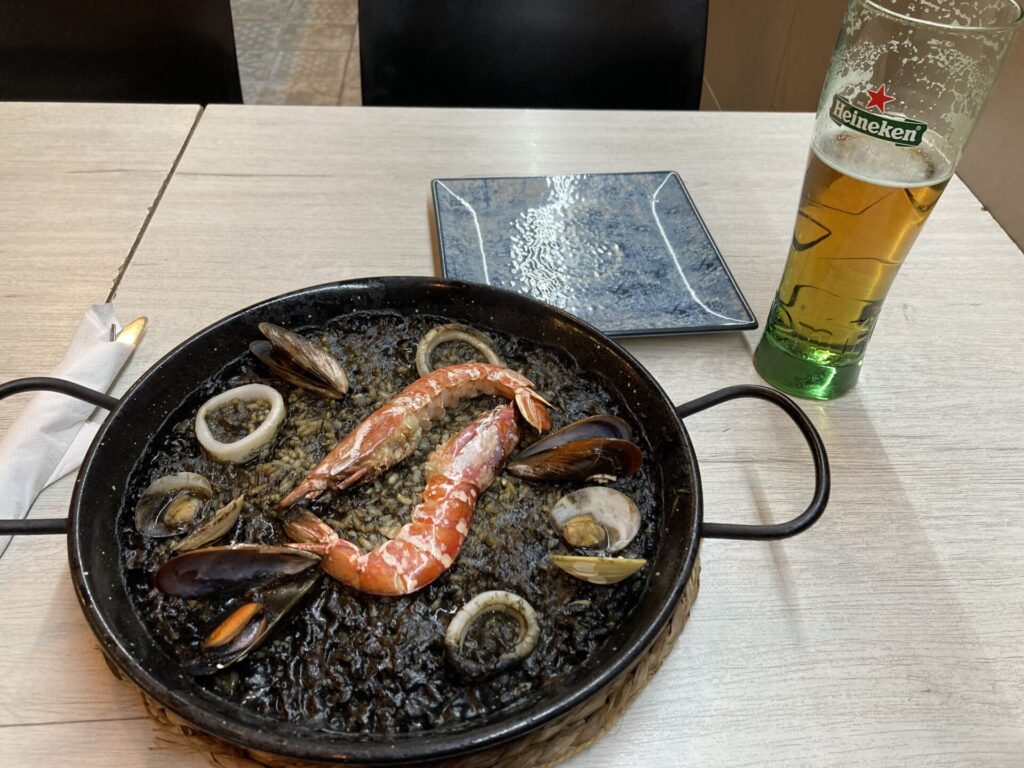 バルセロナで食べたパエリア