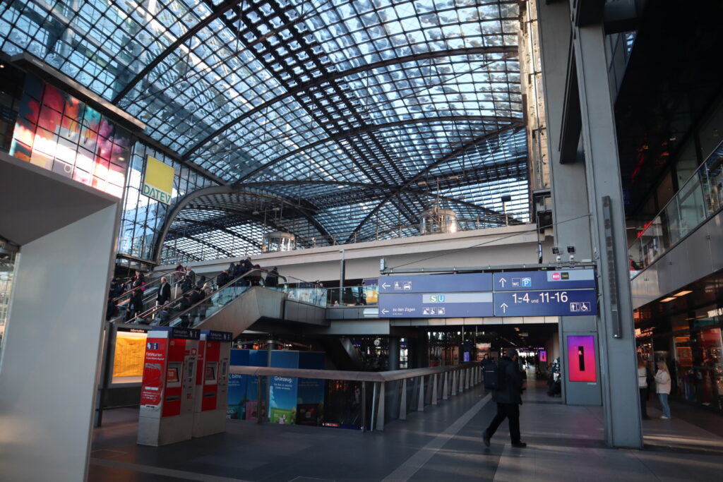 ベルリンの鉄道駅