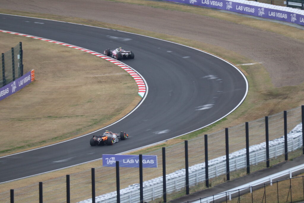 F1日本グランプリのレースの様子