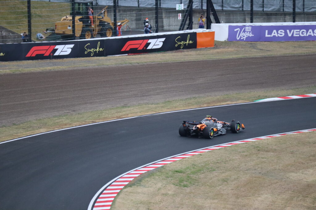 F1決勝後の鈴鹿サーキット