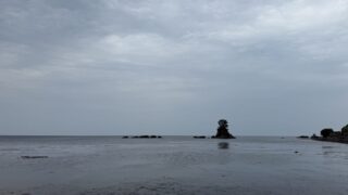 雨晴海岸の海
