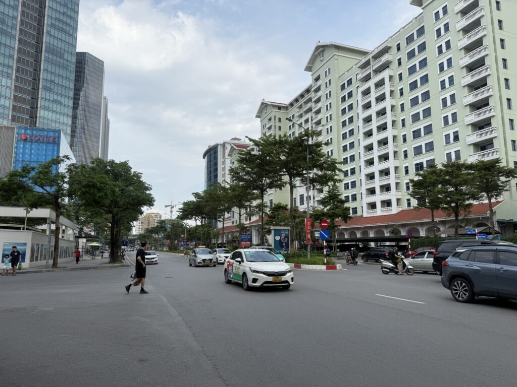 ハノイの街並み