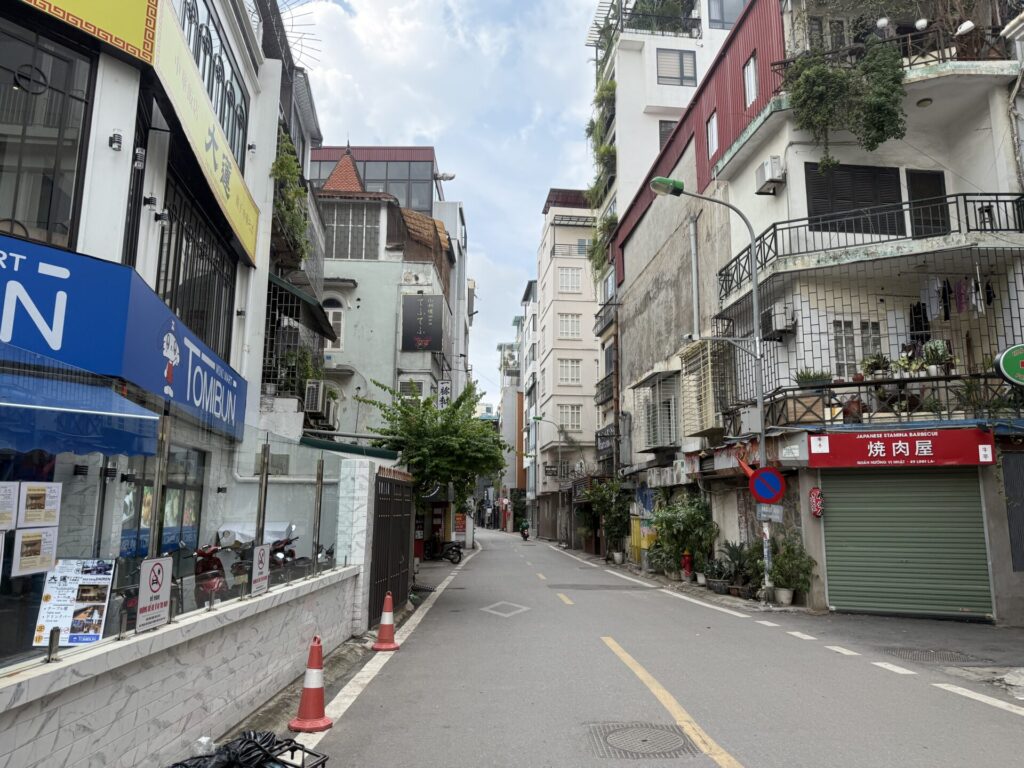 ハノイの日本人街リンラン