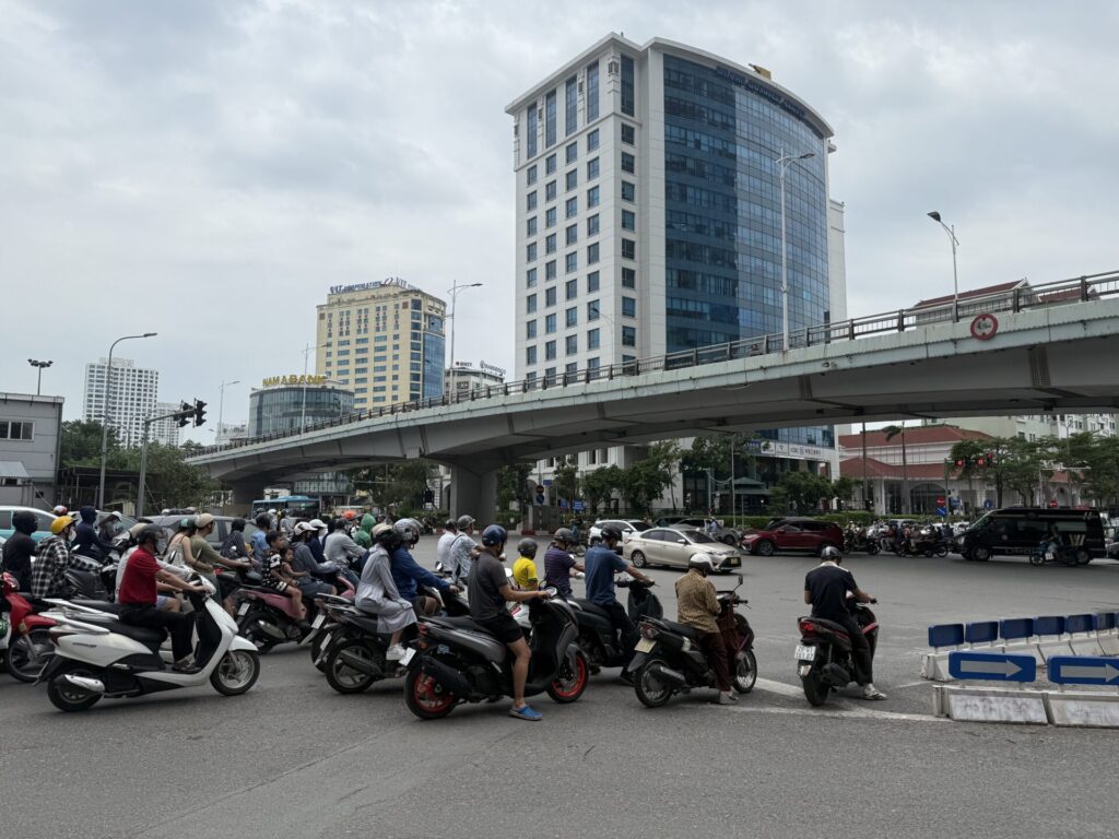 ハノイの街並み