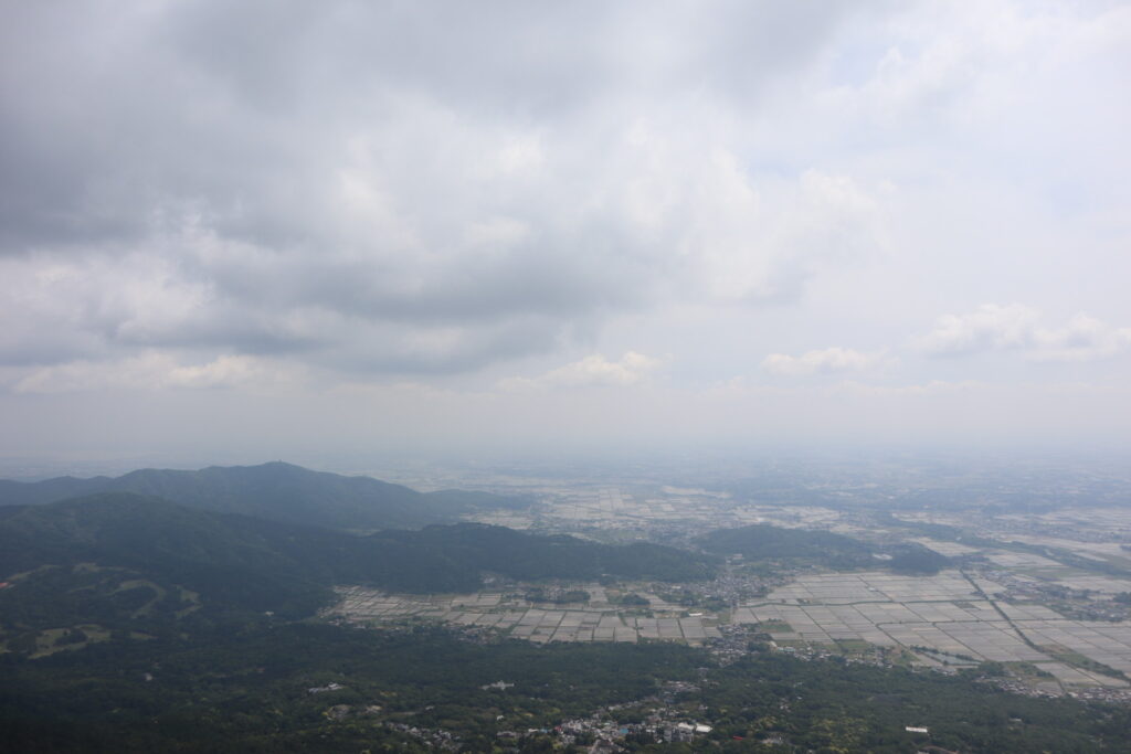 筑波山から眺める景色