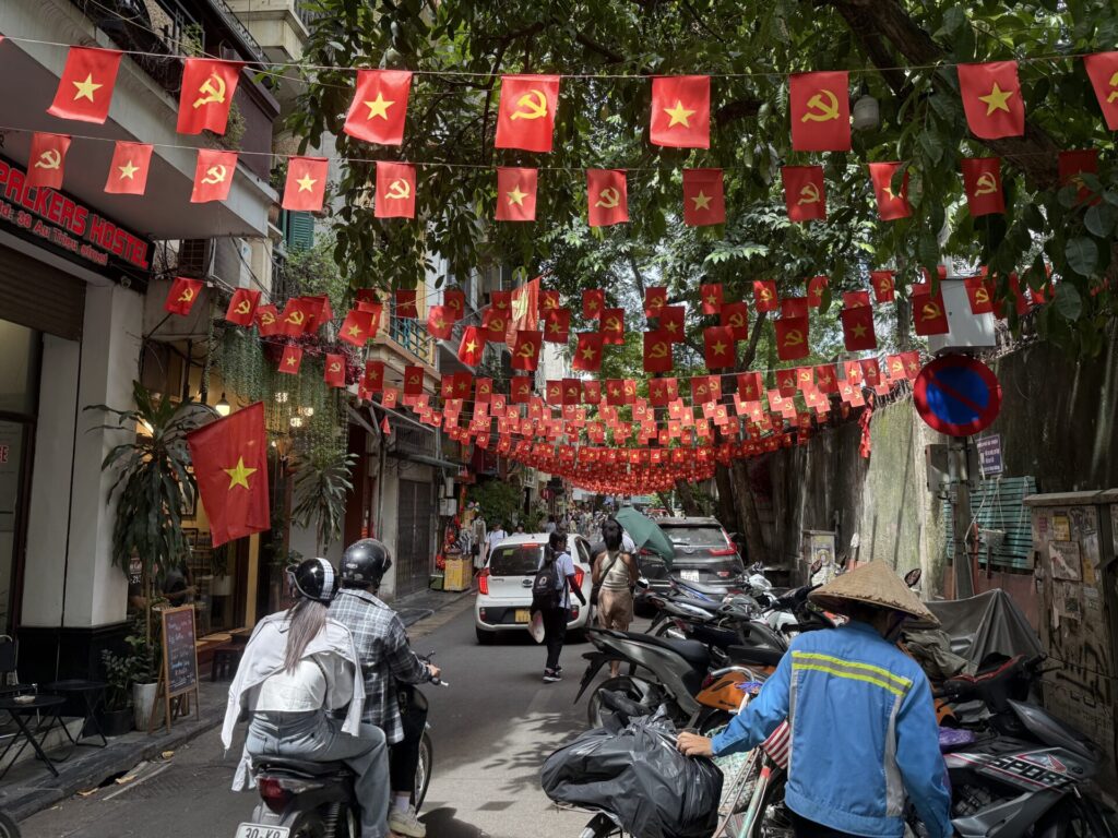 ハノイ旧市街の雰囲気
