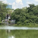 ホアンキエム湖の様子