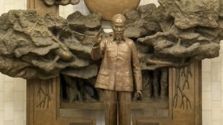 ホーチミン廟の博物館の展示