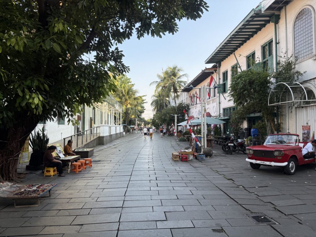 ジャカルタ旧市街の街並み