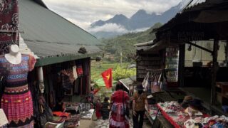 サパの観光地の様子