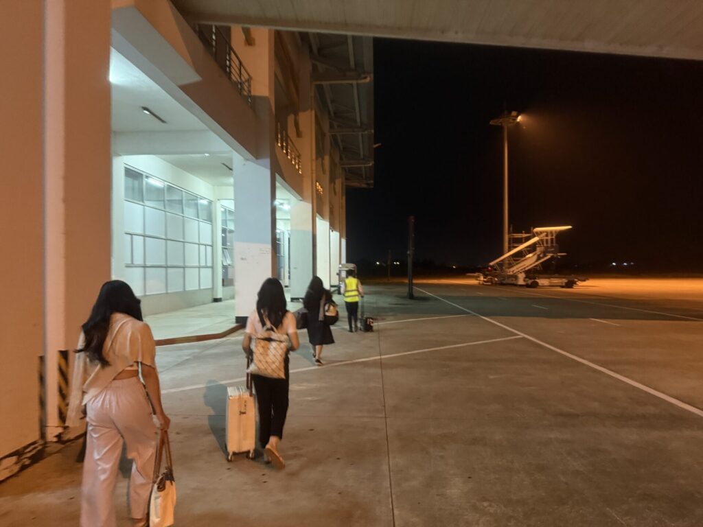 ルアンパバーンの空港