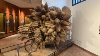ハノイの博物館の展示