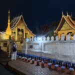 ルアンパバーンの夜の街並み