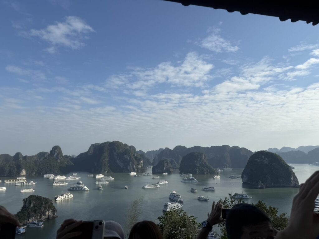 ティートップ島展望台からの景色