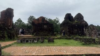 ミーソン遺跡の様子