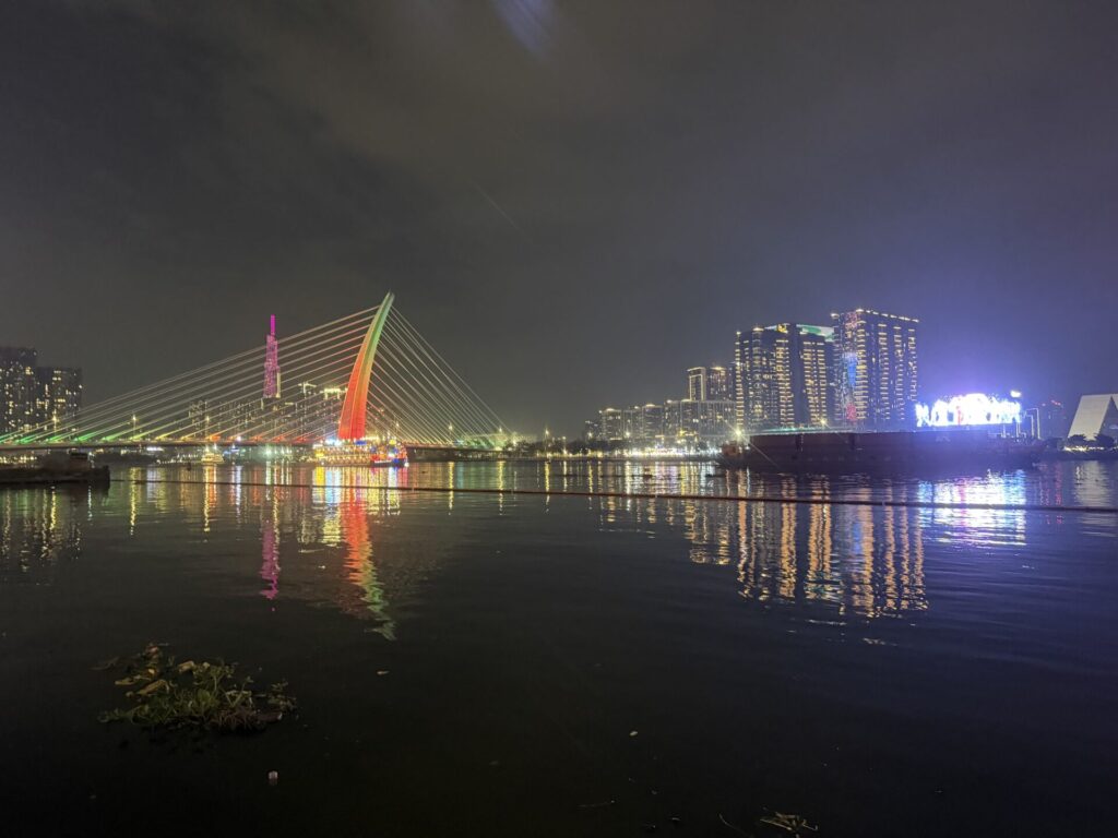 ホーチミンシティの夜景
