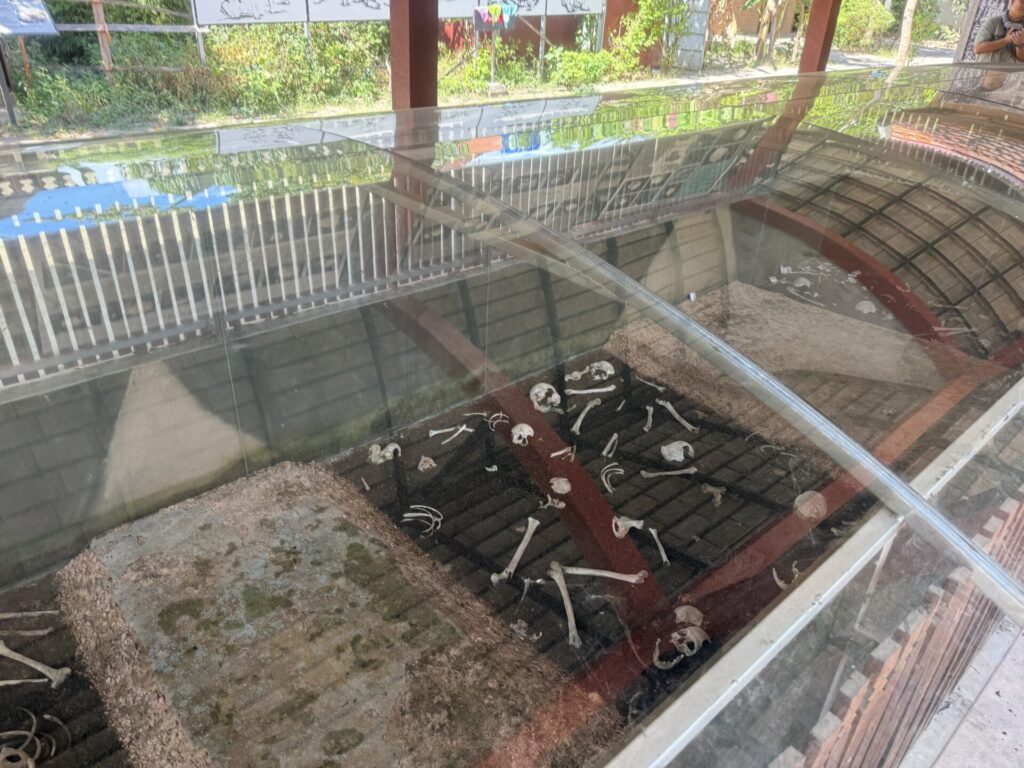 キリングフィールドの遺骨