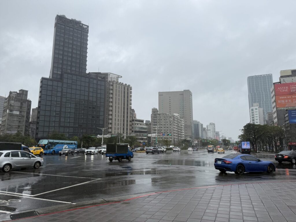 台北の街の様子
