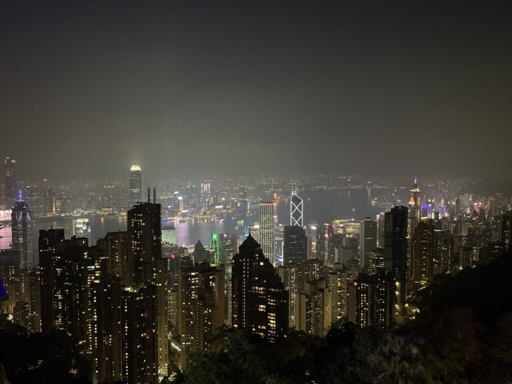 ヴィクトリア・ピークからの夜景