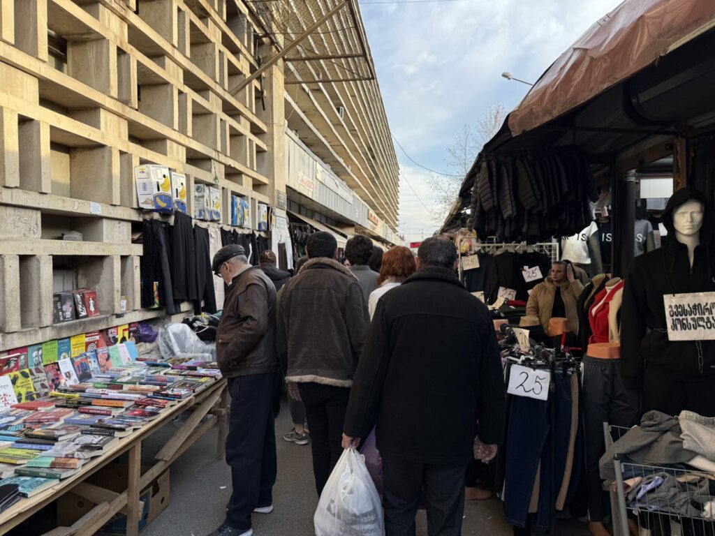 ジョージア市内の市場