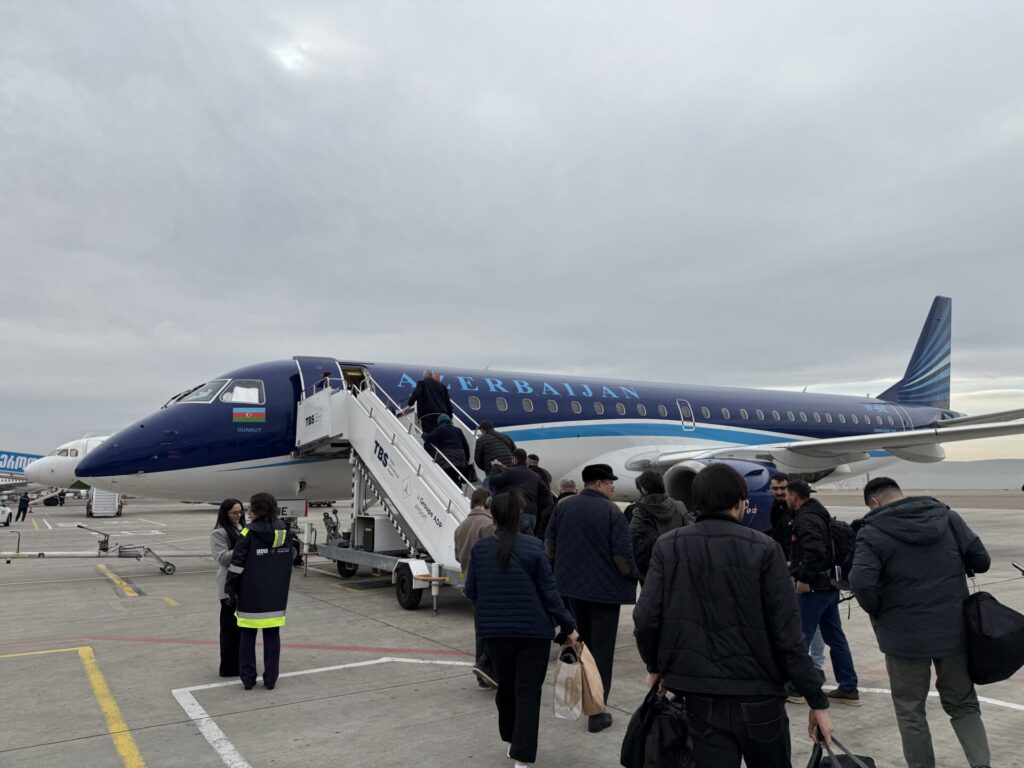 アゼルバイジャン航空の飛行機