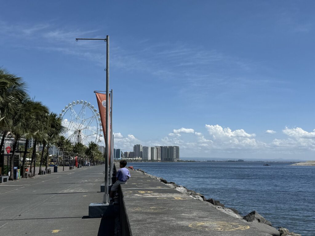 マニラの海沿いの景色